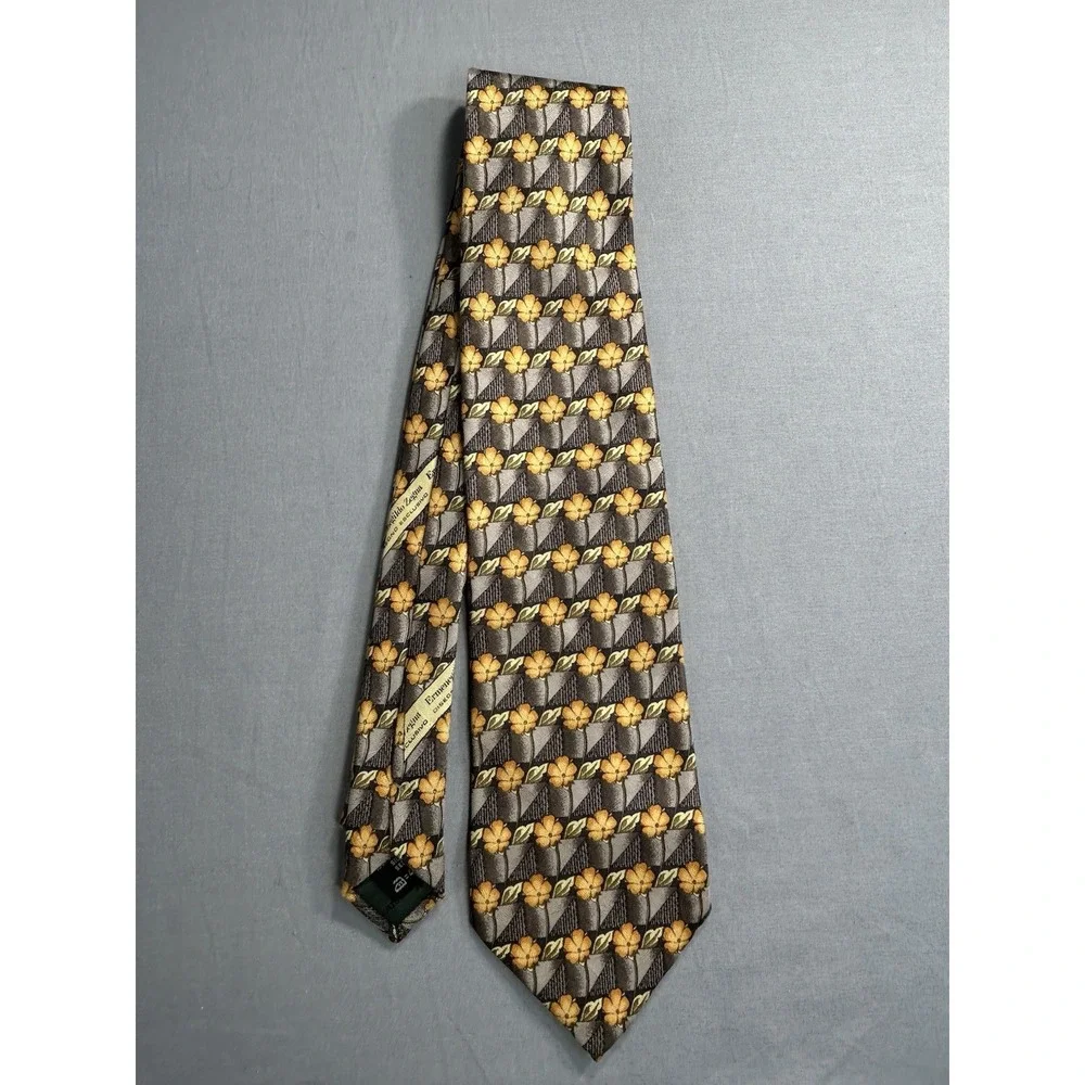 Ermenegildo Zegna Floral Men's Dress‎ Tie